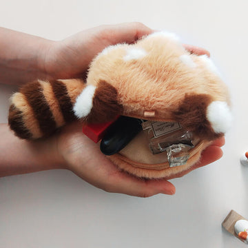Plush Red Panda Coin Purse